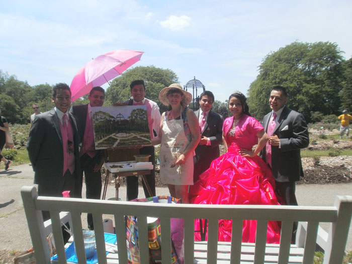 Painting_at_Park_of_Roses_2014 _